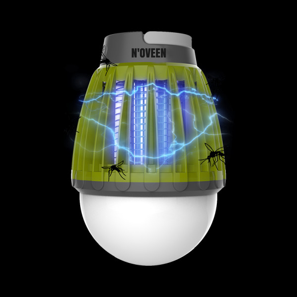 Светодиодная лампа от насекомых аккумуляторная Noveen IKN824 LED IPХ4 до 40 кв.м.