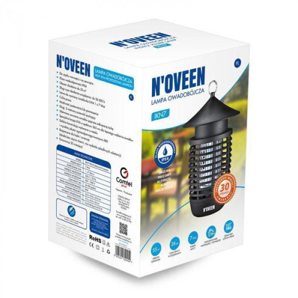Профессиональный уничтожитель комаров Noveen IKN7 IPX4, 55 кв.м