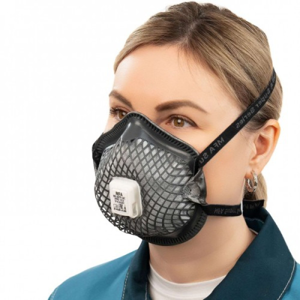 Респиратор MFA S-267V-AC формованный с клапаном, FFP2 для окрашивания и лакировки.