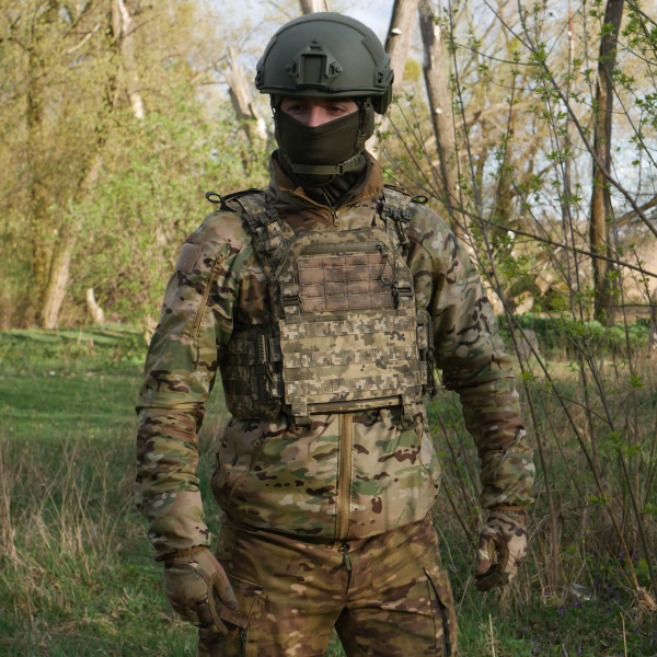 Бронезащита плитоноска Пиксель Kiborg GU gen.2