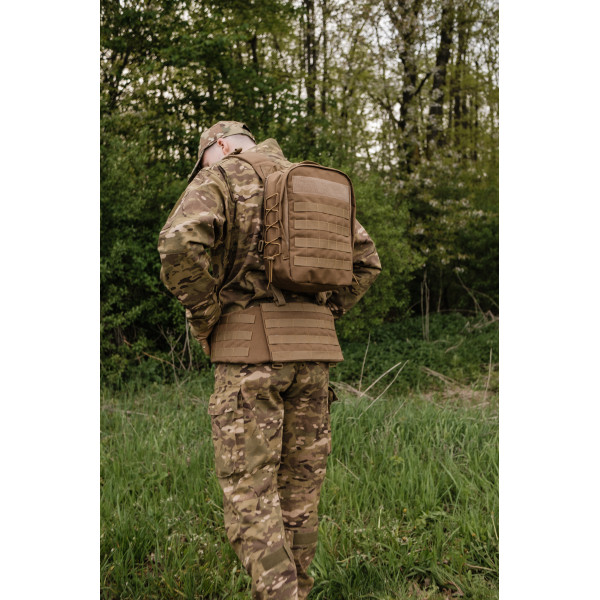 Рюкзак с MOLLE быстросъемный койот