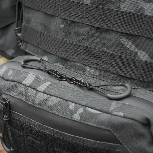 Сумка-напашник XL с баллистическим пакетом 1 класс защиты Kiborg GU Сordura Dark Multicam