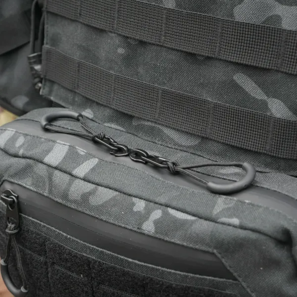 Сумка-напашник XL с баллистическим пакетом 1 класс защиты Kiborg GU Сordura Dark Multicam