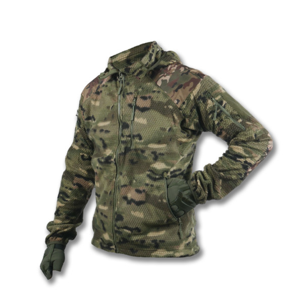 Флисовая кофта мультикам Kiborg Jacket Grid Fleece