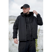 Militex Чёрная Тактическая Куртка 4WSTRETCH цвет черный, размер M
