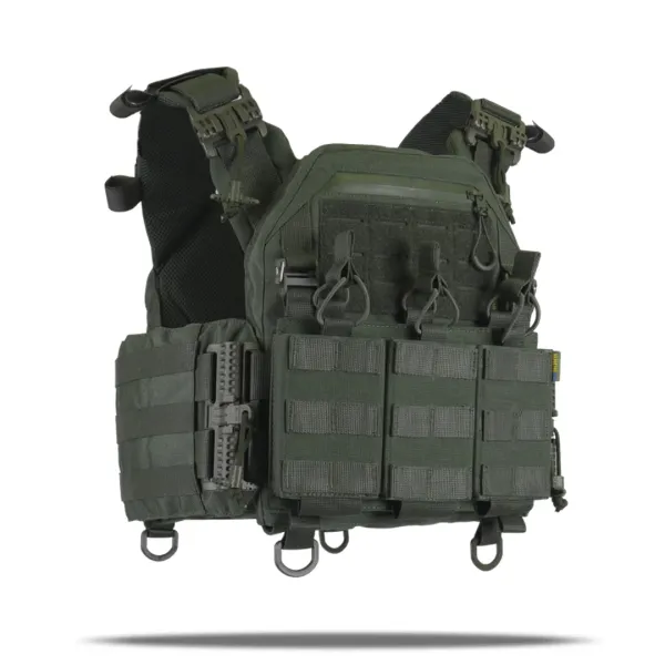 Плитоноска Kiborg GU Gen.2 + съёмная панель для трех магазинов Хаки