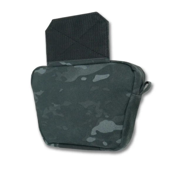 Сумка-напашник M Kiborg с баллистическим пакетом 1 класс защиты Militex GU Сordura Black Multicam