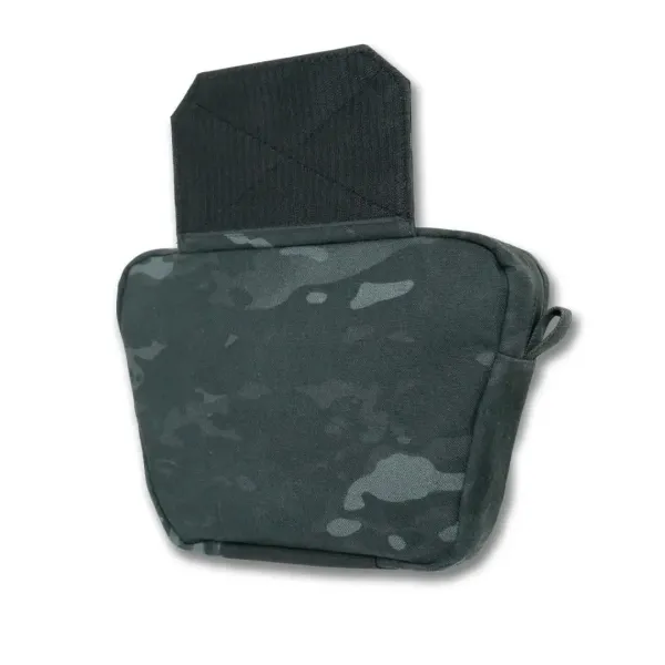 Сумка-напашник M Kiborg с баллистическим пакетом 1 класс защиты Militex GU Сordura Black Multicam