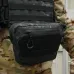 Сумка-напашник M Kiborg с баллистическим пакетом 1 класс защиты Militex GU Сordura Black Multicam