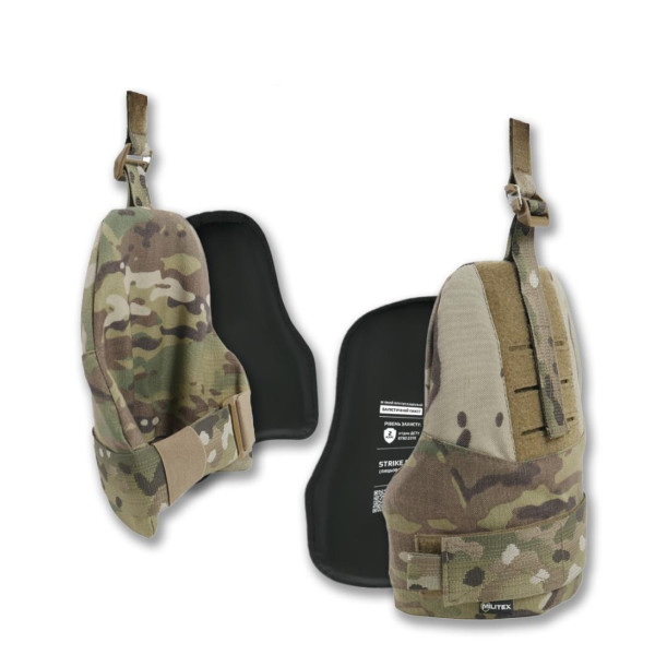 Защита плеч с баллистической защитой 2 класс Militex cordura USA Мультикам