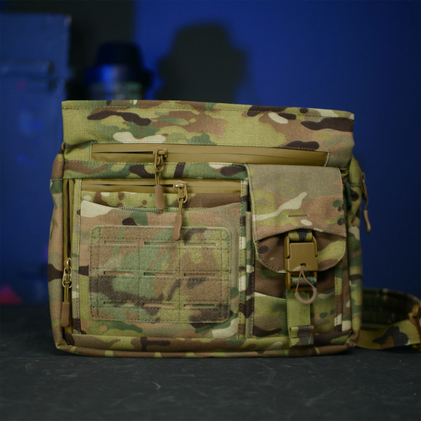 Смарт-сумка через плечо Kiborg  Tactic city Assistant bag Kiborg Cordura Multicam XL