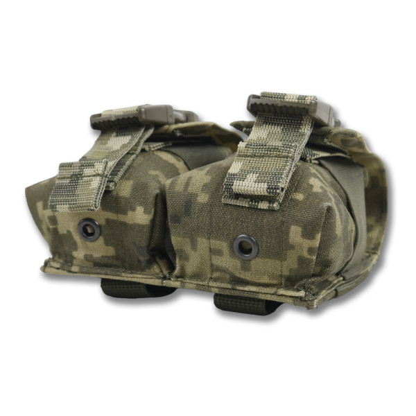 Подсумок под 2 гранаты KIBORG GU Double Mag Pouch (Пиксель)