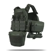 Комплект плитоноска Kiborg GU Gen.2 + 6 подсумков Хаки