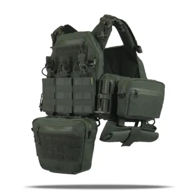 Комплект плитоноска Kiborg GU Gen.2 + 6 подсумков Хаки