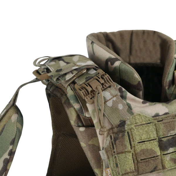Бронежилет Militex Modular X-1 с баллистическим пакетом (1 класс) | Multicam | Cordura USA | Размер XL