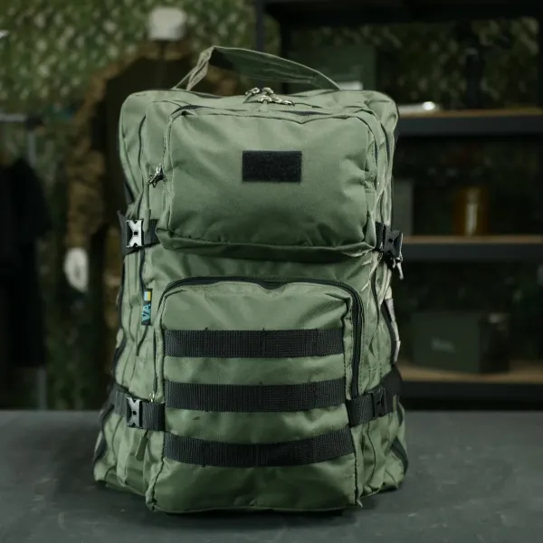 Рюкзак тактический 30 л с системой MOLLE Олива (производство Украина)