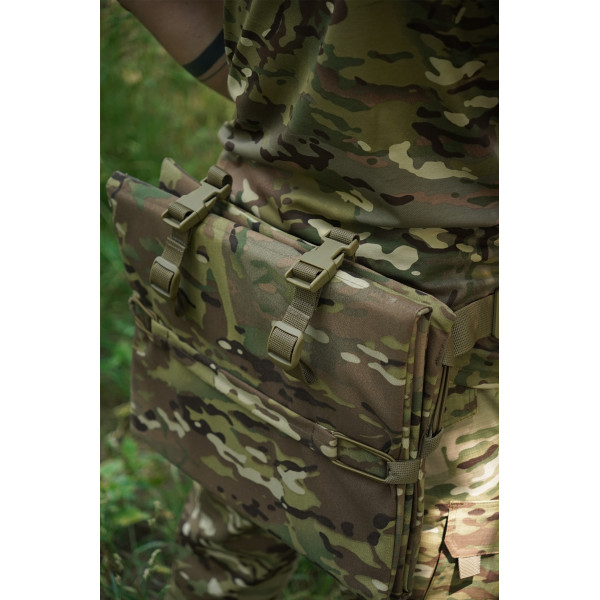 Трехсекционный коврик (каремат) для сидения мультика Cordura 1000D Трехсекционный коврик (каремат) для сидения мультика Cordura 1000D