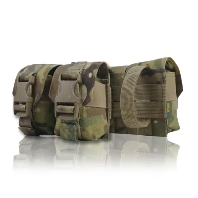 Подсумок под 2 гранаты KIBORG GU Double Mag Pouch (Мультикам)