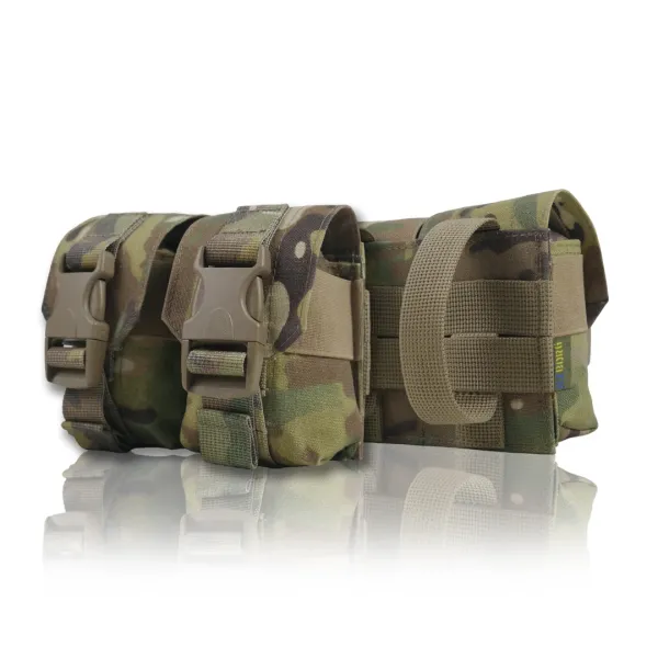 Подсумок под 2 гранаты KIBORG GU Double Mag Pouch (Мультикам)