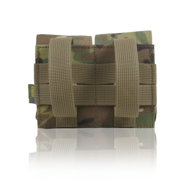 Подсумок под 2 гранаты KIBORG GU Double Mag Pouch (Мультикам)