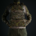 Подсумок под защиту живота Militex Мультикам из Cordura original USA (L) с баллистической защитой 1 класса
