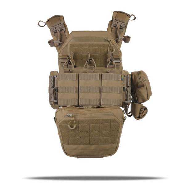 Комплект плитоноска Kiborg GU Gen.2 + 6 подсумков Койот