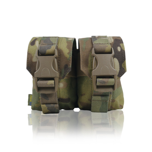 Подсумок под 2 гранаты KIBORG GU Double Mag Pouch (Мультикам)