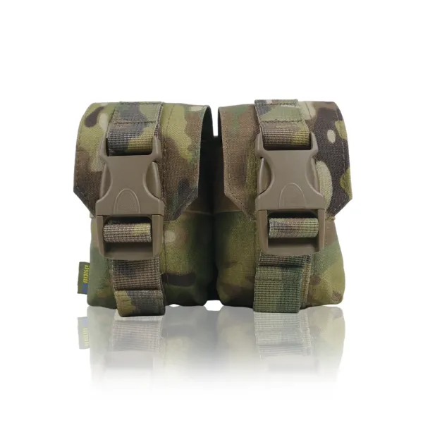 Подсумок под 2 гранаты KIBORG GU Double Mag Pouch (Мультикам)