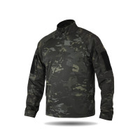 Тактическая рубашка УБАКС UA (CoolPass) с длинным рукавом Black Multicam-S