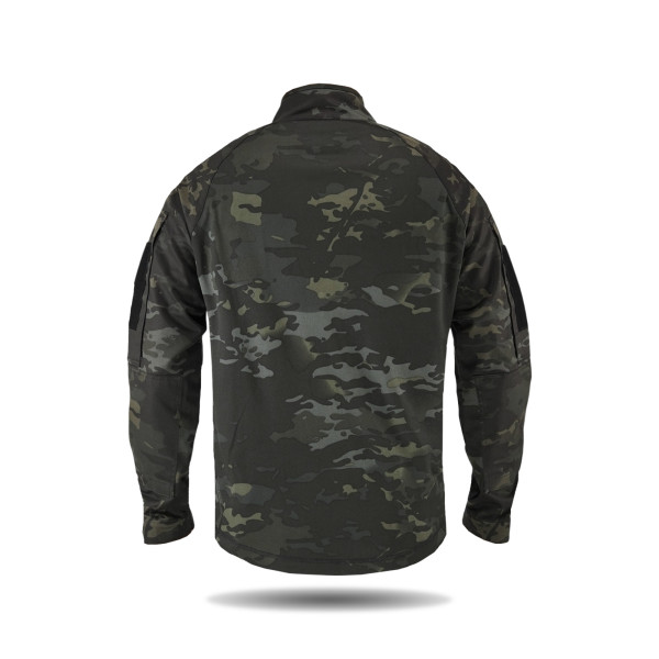 Тактическая рубашка УБАКС UA (CoolPass) с длинным рукавом Black Multicam-M