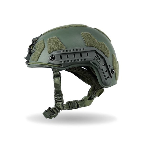 Кевларовий балістичний шолом FAST GEN III Kevlar Olive з кріпленням NVG та рейками Кевларовий балістичний шолом FAST GEN III Kevlar Olive з кріпленням NVG та рейками