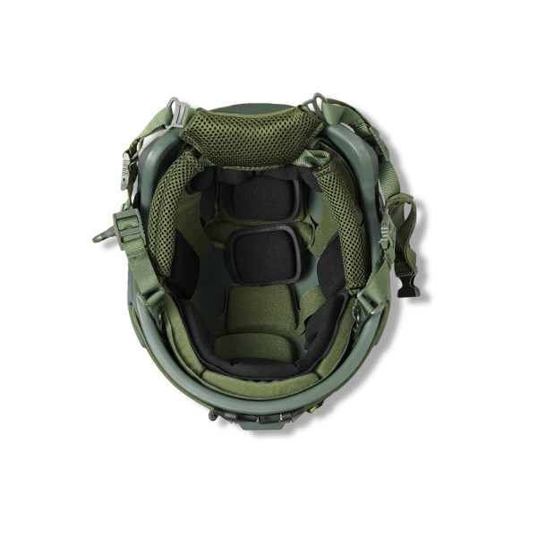 Кевларовий балістичний шолом FAST GEN III Kevlar Olive з кріпленням NVG та рейками Кевларовий балістичний шолом FAST GEN III Kevlar Olive з кріпленням NVG та рейками