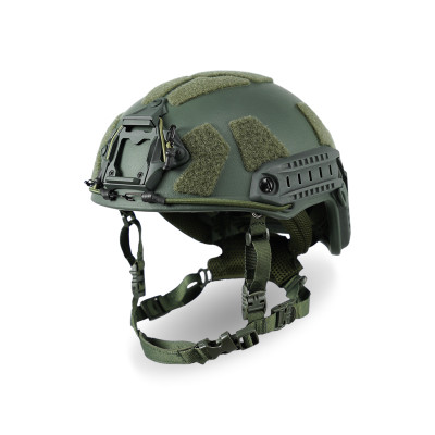 Кевларовий балістичний шолом FAST GEN III Kevlar Olive з кріпленням NVG та рейками Кевларовий балістичний шолом FAST GEN III Kevlar Olive з кріпленням NVG та рейками