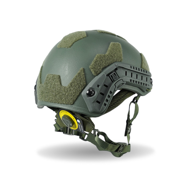 Кевларовий балістичний шолом FAST GEN III Kevlar Olive з кріпленням NVG та рейками Кевларовий балістичний шолом FAST GEN III Kevlar Olive з кріпленням NVG та рейками