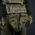 Защита паха (напашник) тройной Kiborg с баллистическим пакетом 1 класс защиты Militex Pixel