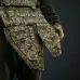 Защита паха (напашник) тройной Kiborg с баллистическим пакетом 1 класс защиты Militex Pixel
