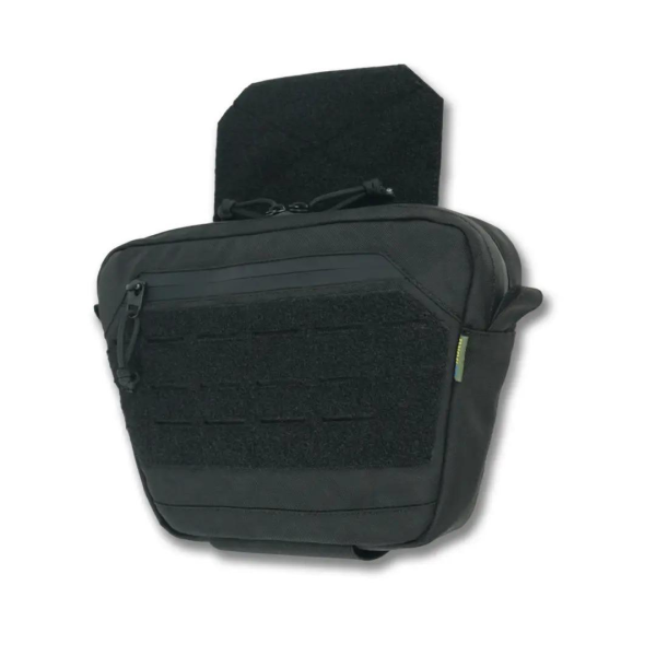 Сумка-напашник M Kiborg с баллистическим пакетом 2 класс защиты PE Militex GU Сordura Black