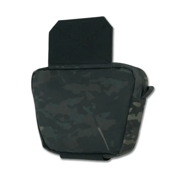 Сумка-напашник M Kiborg с баллистическим пакетом 2 класс защиты PE Militex GU Сordura Black Multicam