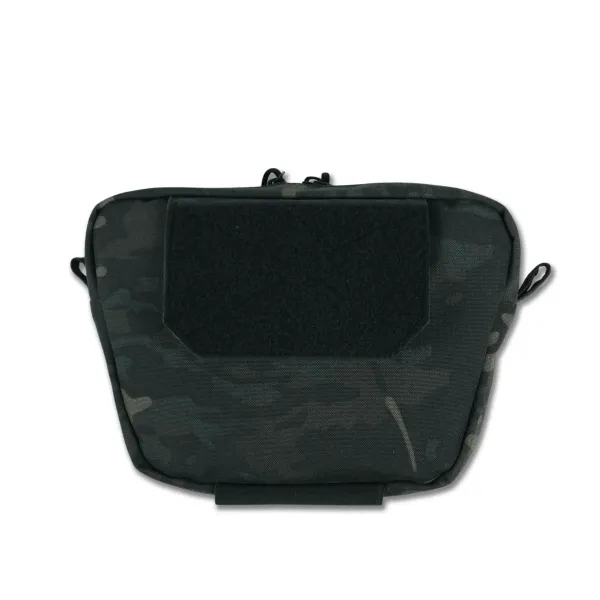 Сумка-напашник M Kiborg с баллистическим пакетом 2 класс защиты PE Militex GU Сordura Black Multicam