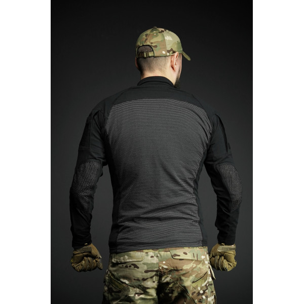 Боевая рубашка Tactical Series Long Sleeve с длинными рукавами и карманами на плечах Боевая рубашка Tactical Series Long Sleeve с длинными рукавами и карманами на плечах