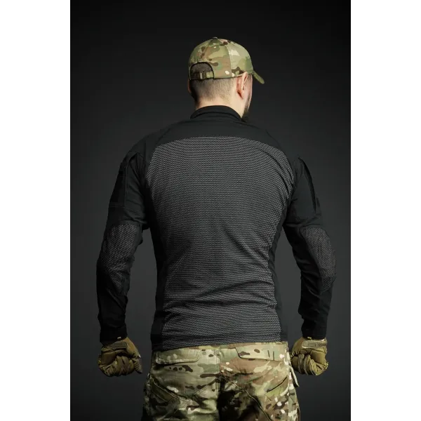 Боевая рубашка Tactical Series Long Sleeve с длинными рукавами и карманами на плечах