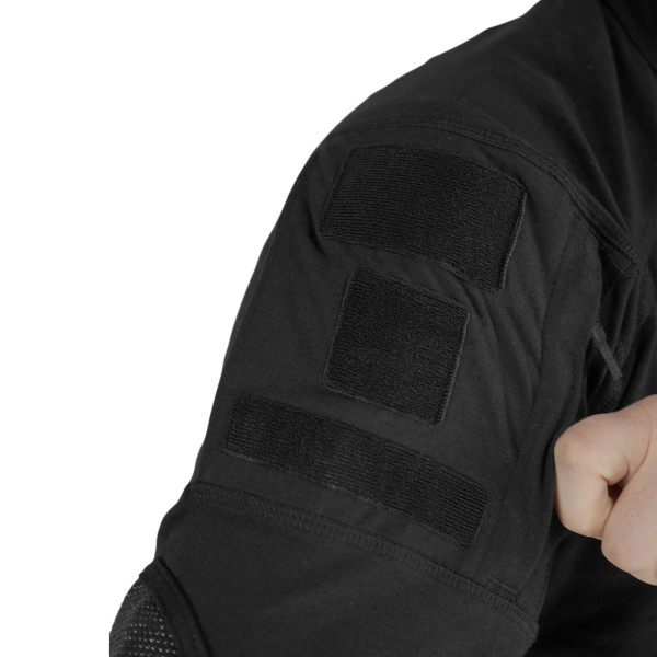 Боевая рубашка Tactical Series Long Sleeve с длинными рукавами и карманами на плечах Боевая рубашка Tactical Series Long Sleeve с длинными рукавами и карманами на плечах