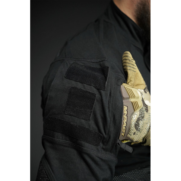 Боевая рубашка Tactical Series Long Sleeve с длинными рукавами и карманами на плечах Боевая рубашка Tactical Series Long Sleeve с длинными рукавами и карманами на плечах