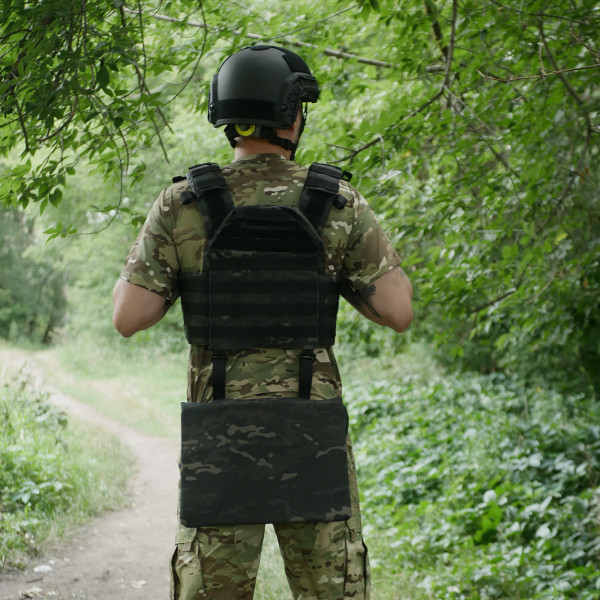 Каремат-сидушка Kiborg 20mm Cordura Black Multicam под броню