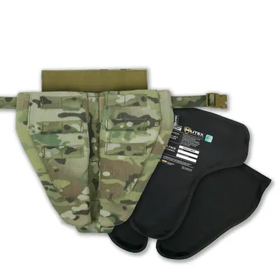Потрійний захист паху/напашник з балістичним захистом 2 клас Militex cordura USA Мультикам Потрійний захист паху/напашник з балістичним захистом 2 клас Militex cordura USA Мультикам