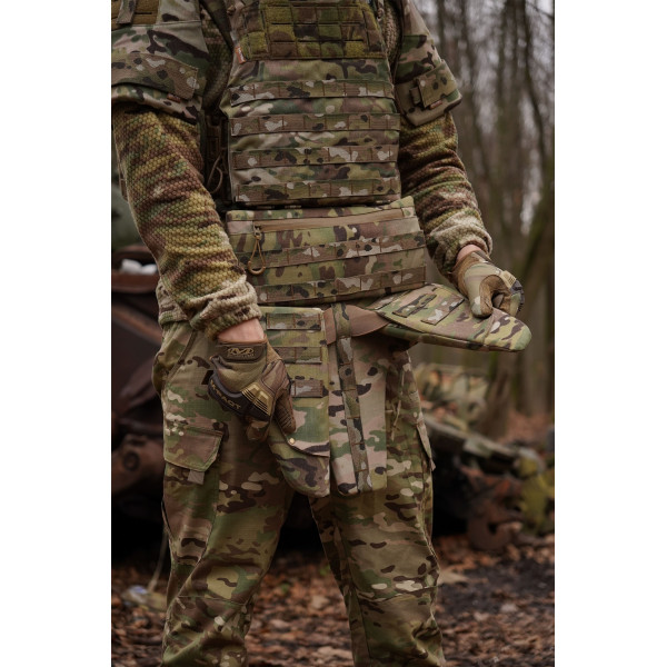 Тройная защита паха/напашник с баллистической защитой 2 класс Militex cordura USA Мультикам Тройная защита паха/напашник с баллистической защитой 2 класс Militex cordura USA Мультикам