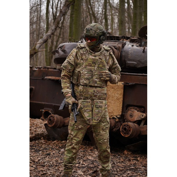 Тройная защита паха/напашник с баллистической защитой 2 класс Militex cordura USA Мультикам Тройная защита паха/напашник с баллистической защитой 2 класс Militex cordura USA Мультикам