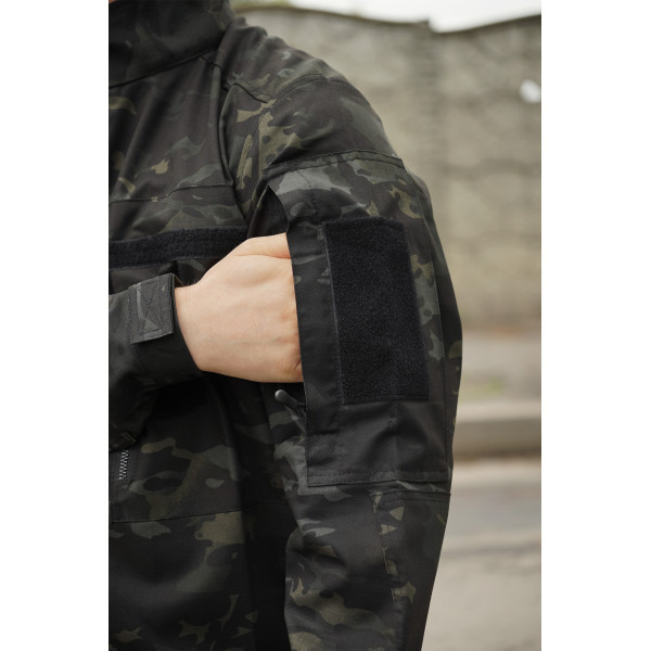 Китель Twill FS черный мультикам-3XL
