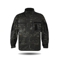 Китель Twill FS черный мультикам-2XL