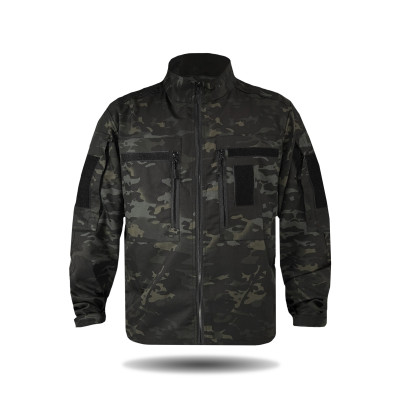 Кітель Twill FS чорний мультикам-2XL
